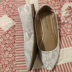 Christian Siriano for Payless snakeskin flats